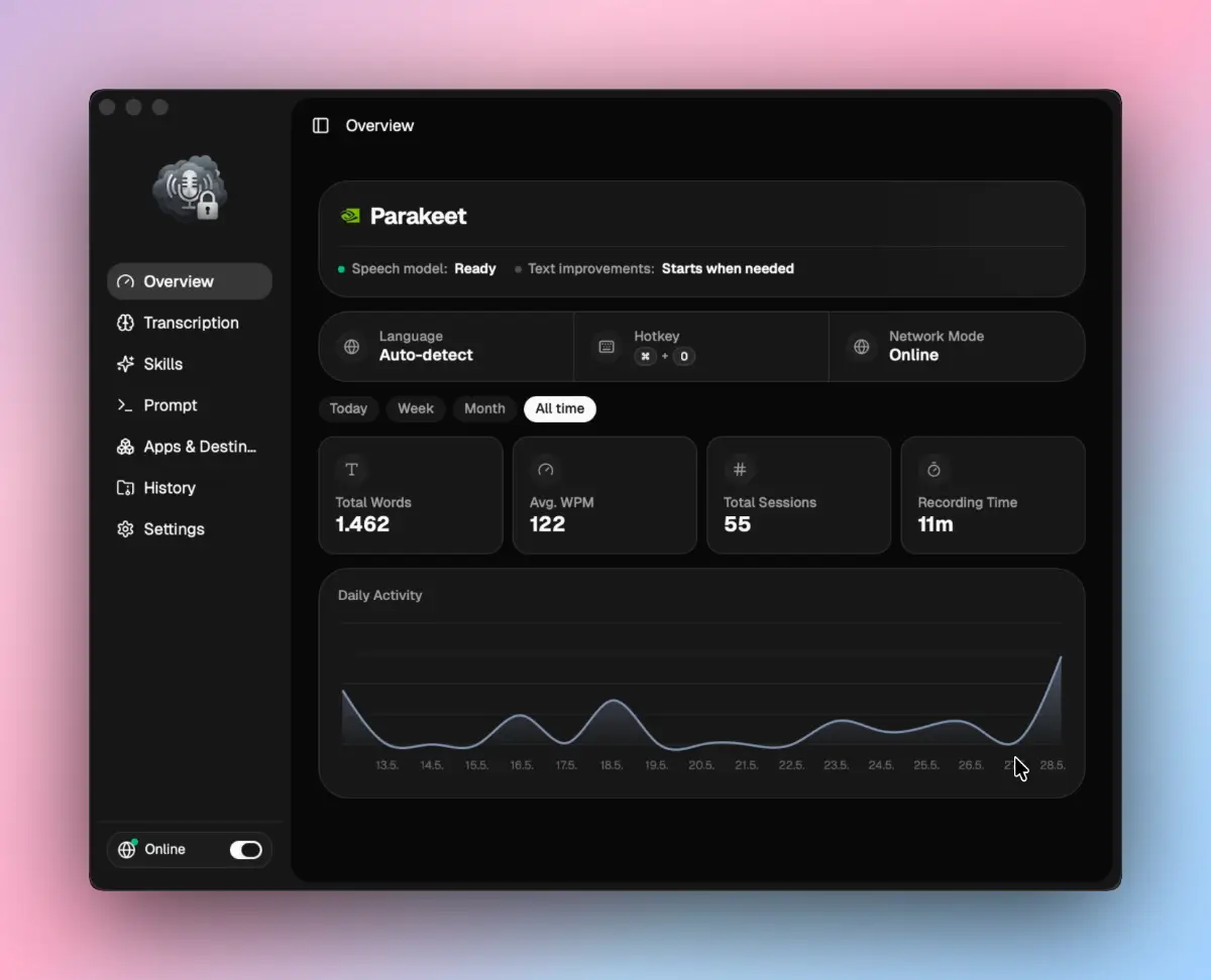 Ownvox screenshot 1
