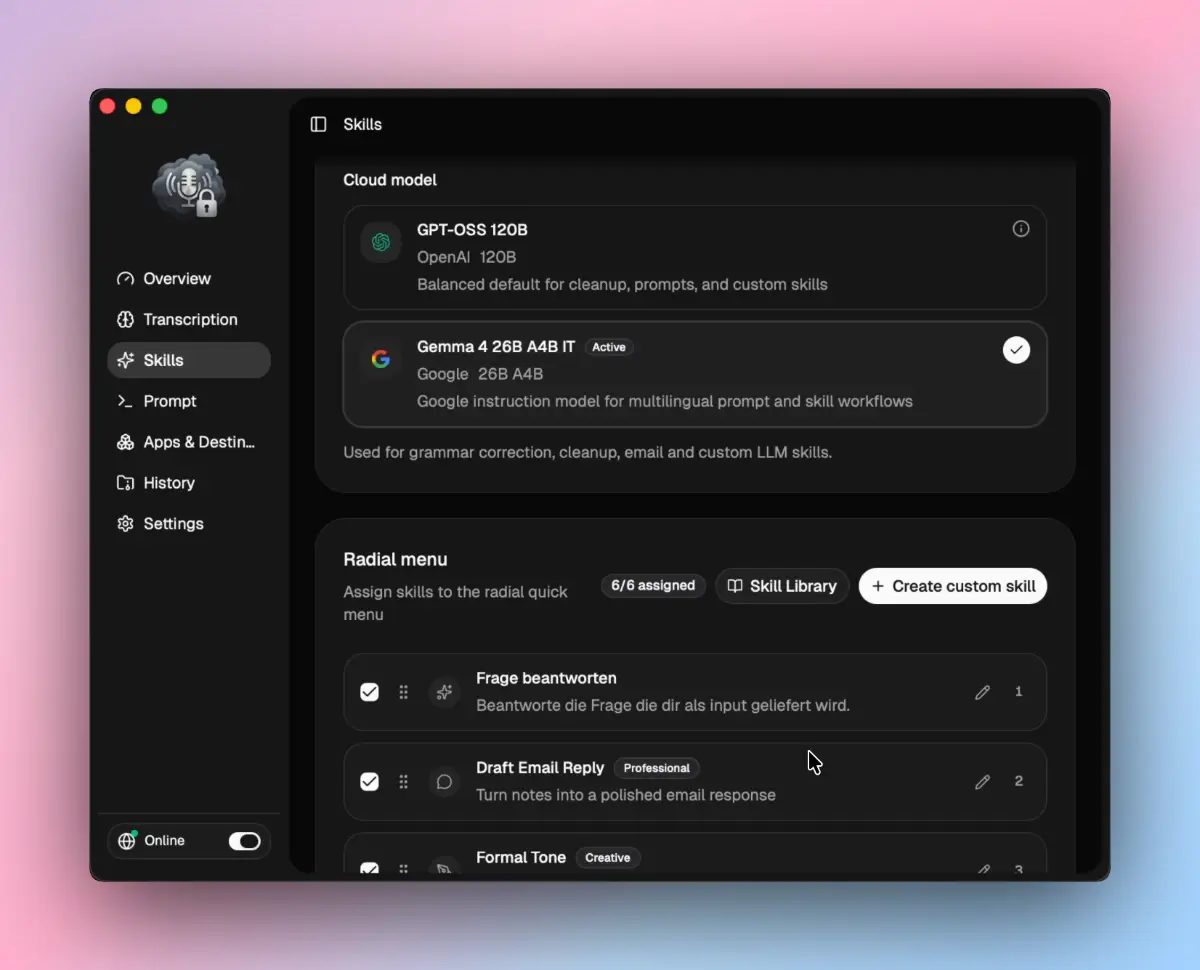 Ownvox screenshot 2