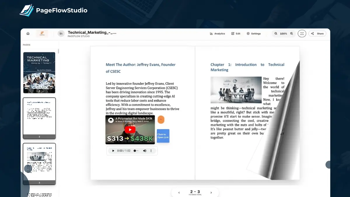 PageFlow Studio screenshot 2