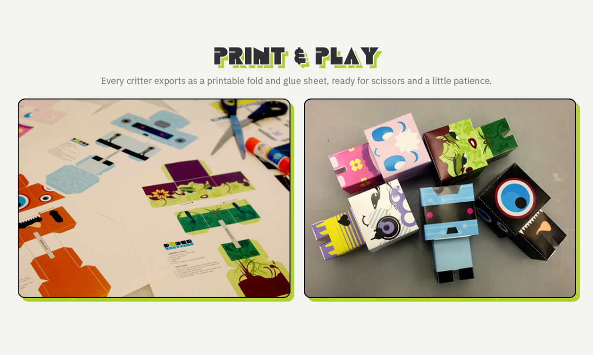 Paper Critters screenshot 2