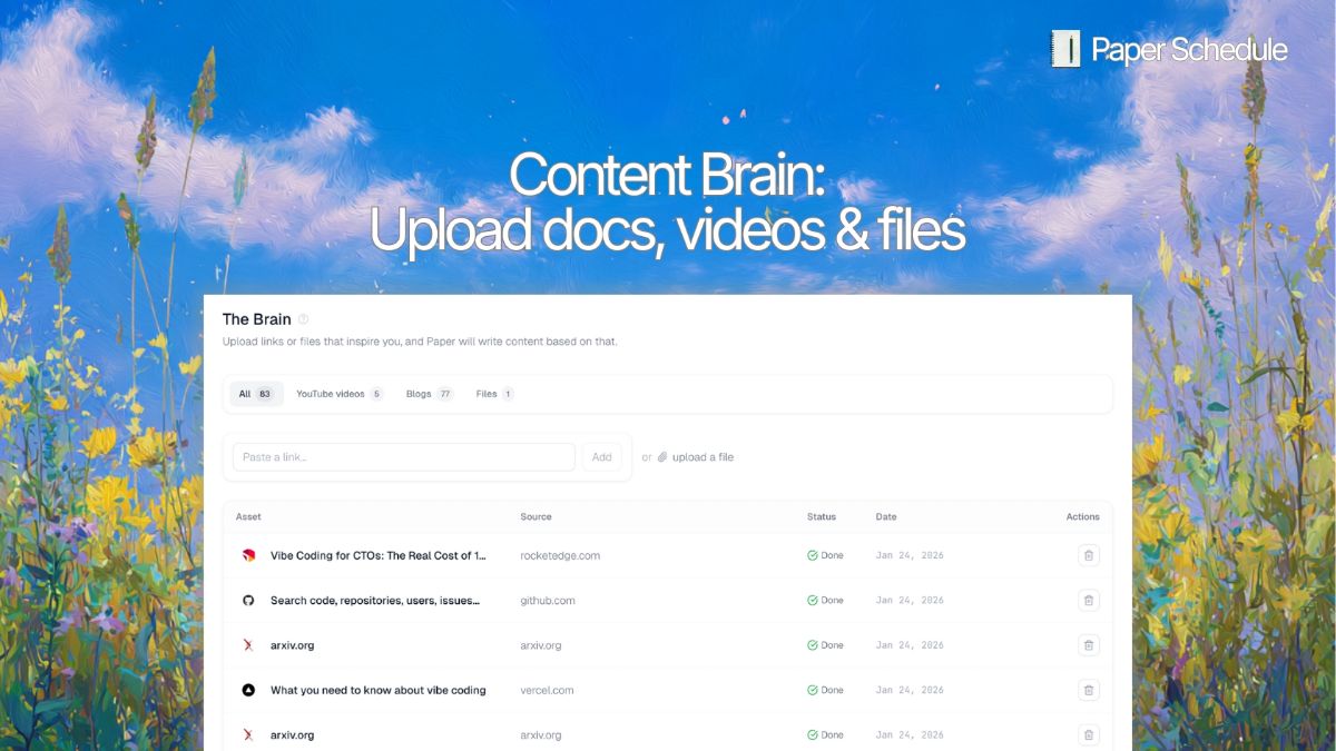 Paper Schedule image number 21