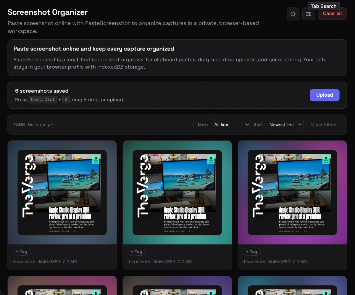 PasteScreenshot screenshot 2