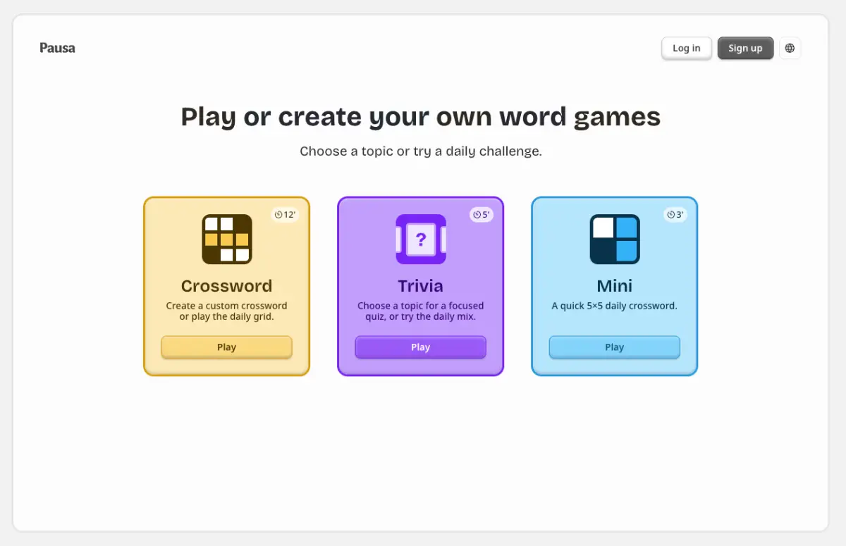 Pausa Games screenshot 3