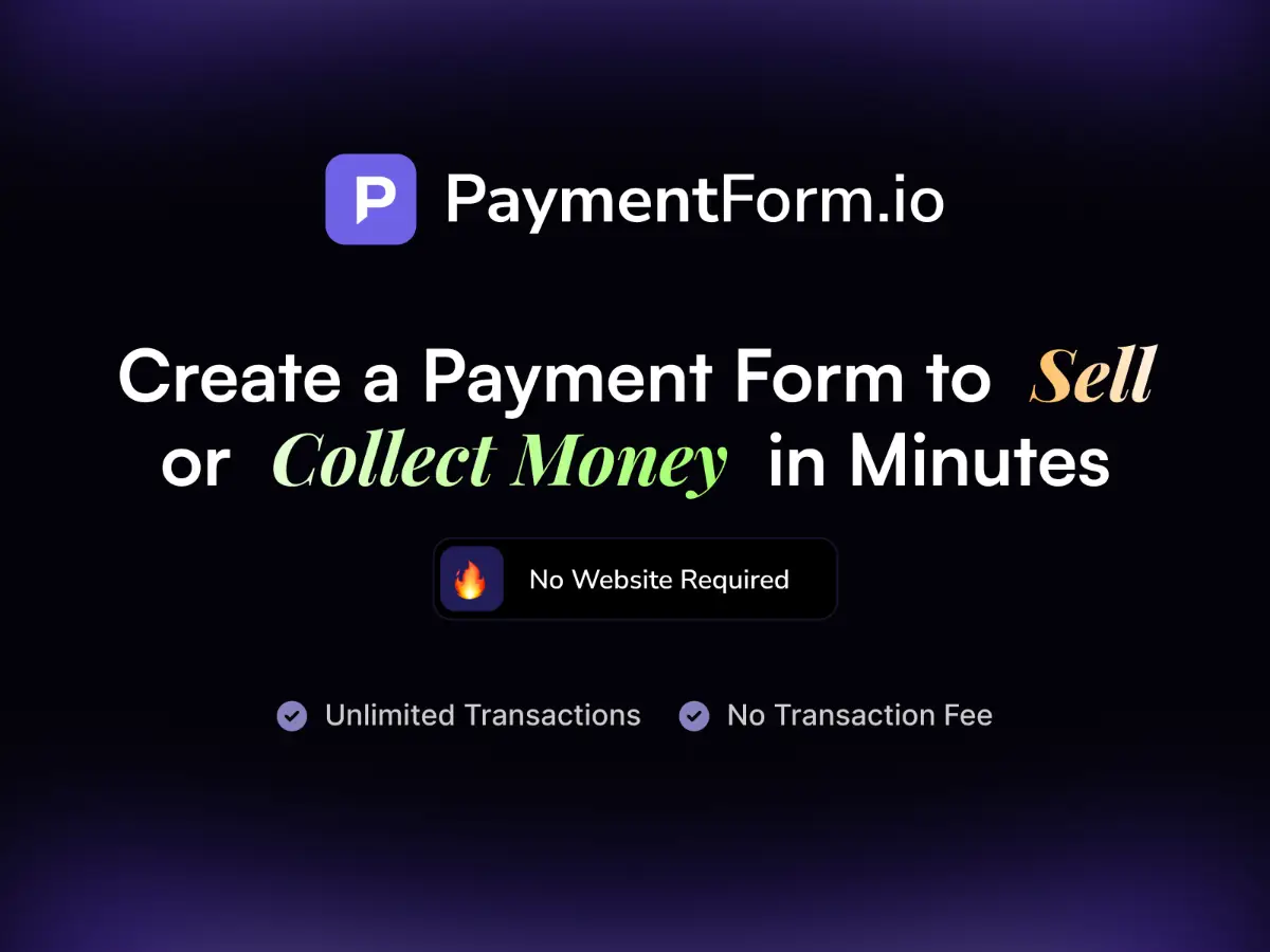 PaymentForm.io screenshot 1