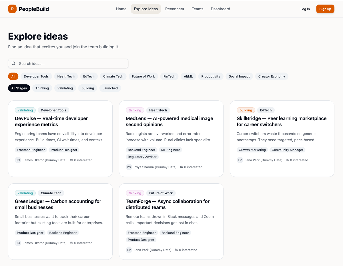 PeopleBuild screenshot 1