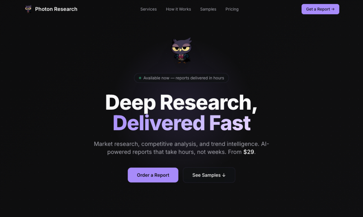 Photon Research screenshot 1