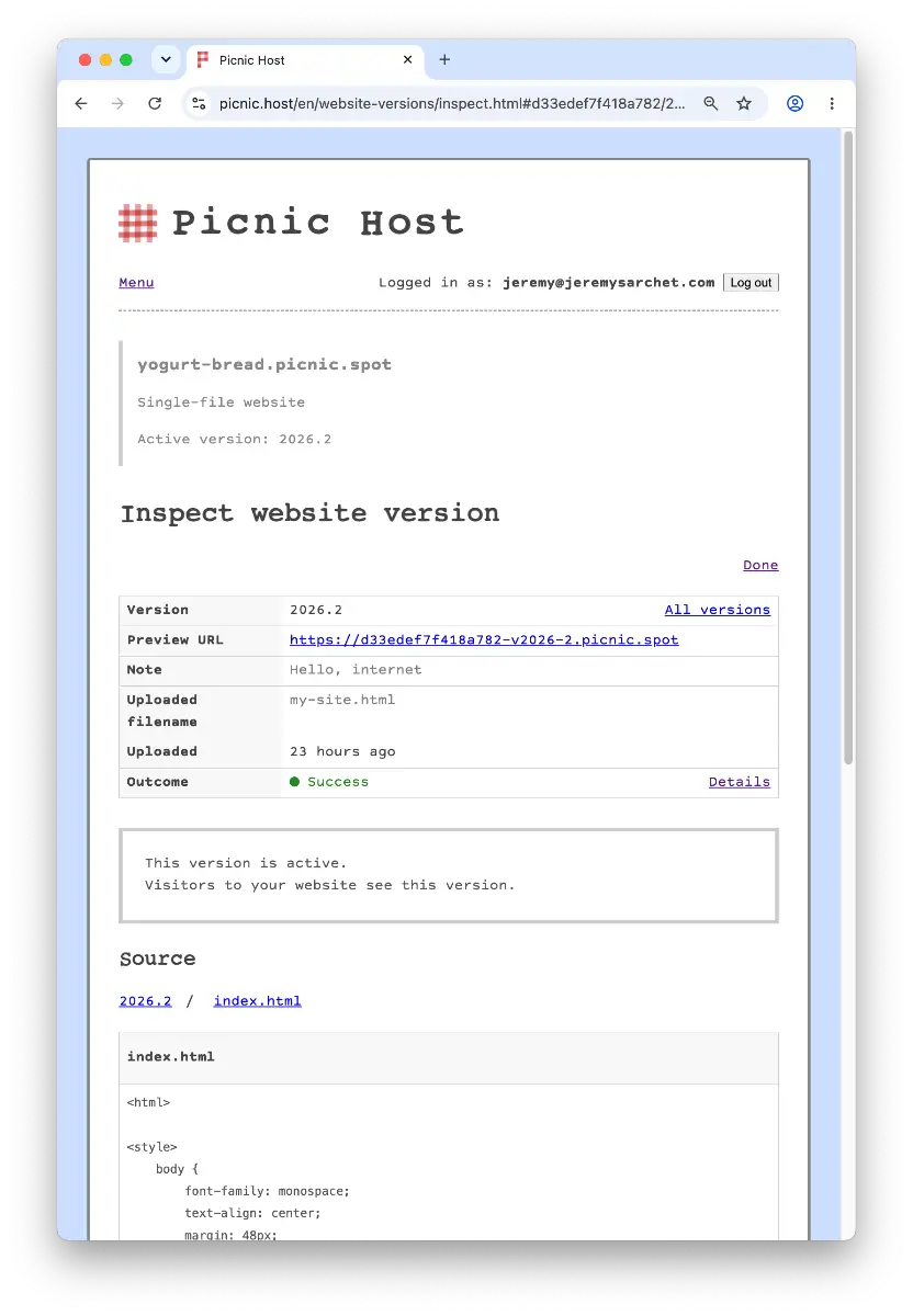 Picnic Host screenshot 2