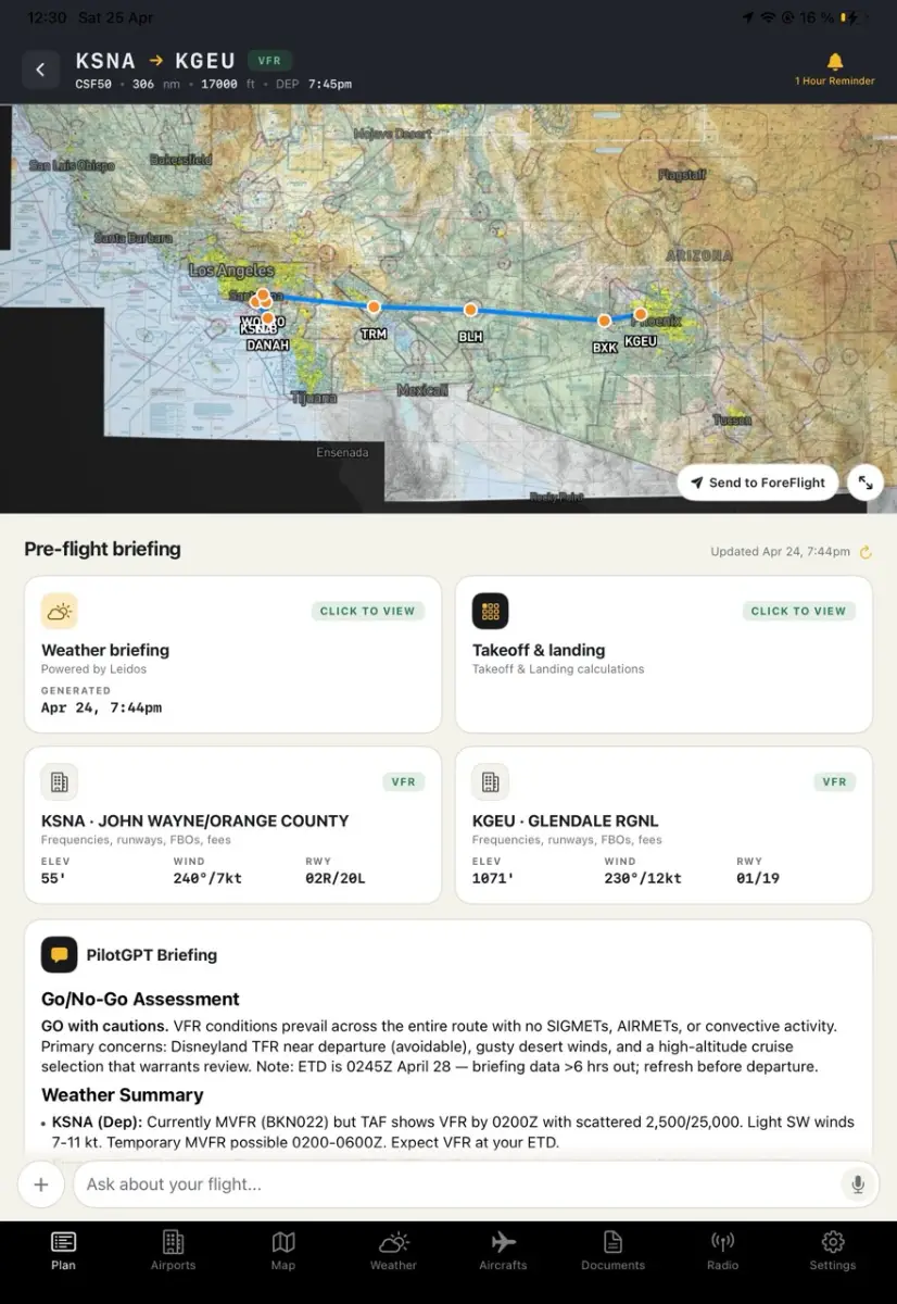 PilotGPT screenshot 2