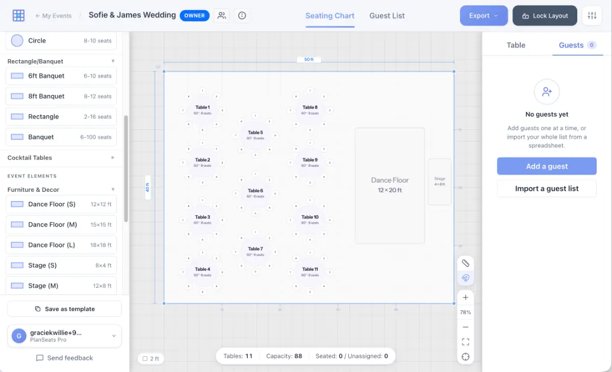 PlanSeats screenshot 1