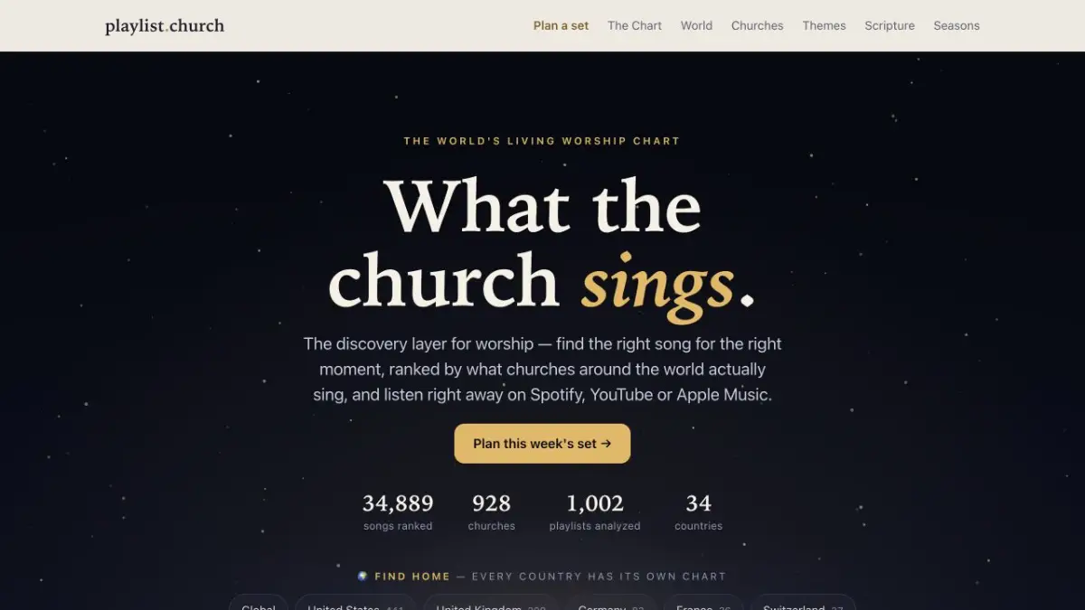 playlist.church screenshot 1