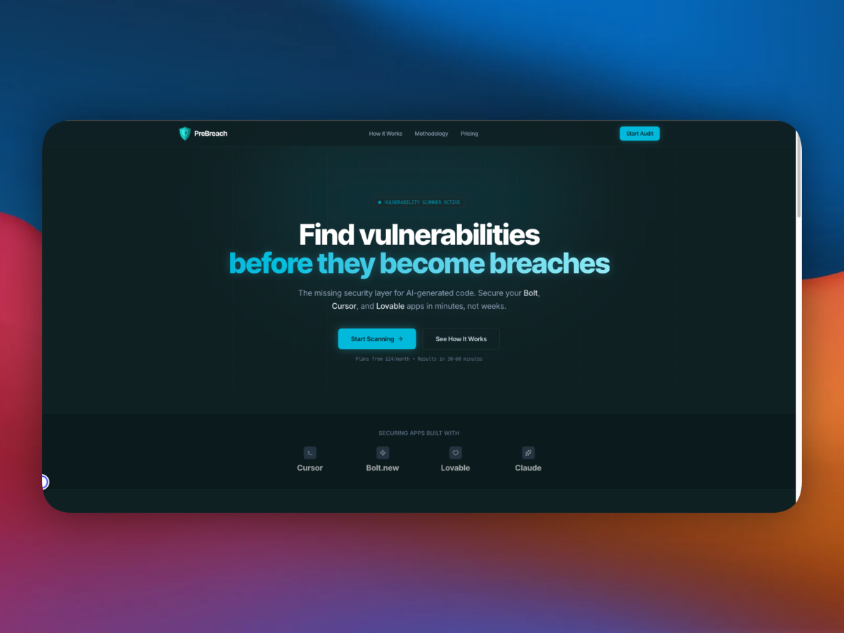 PreBreach screenshot 2