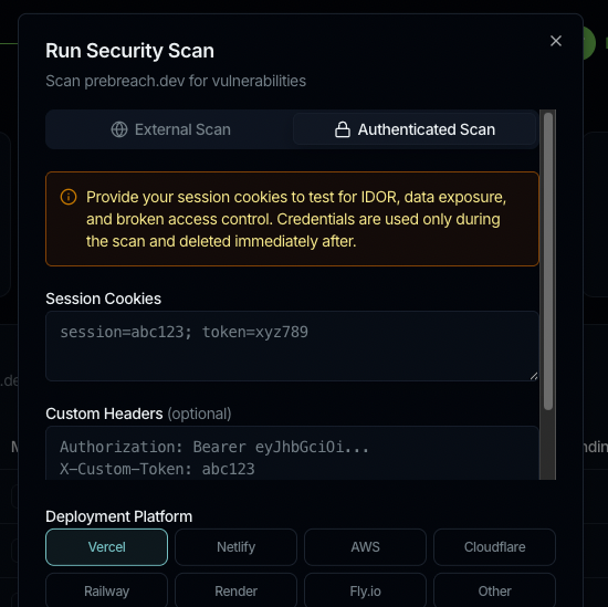 PreBreach screenshot 3