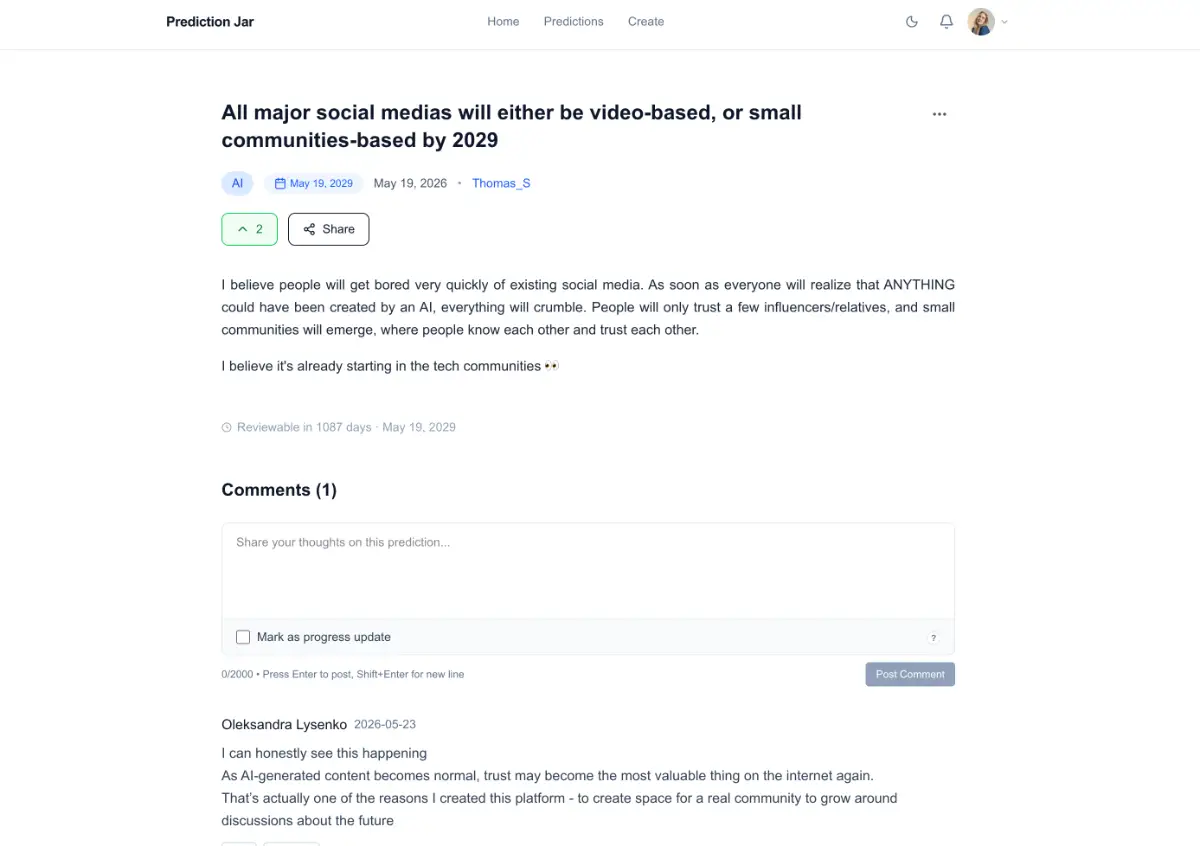 Prediction Jar screenshot 1