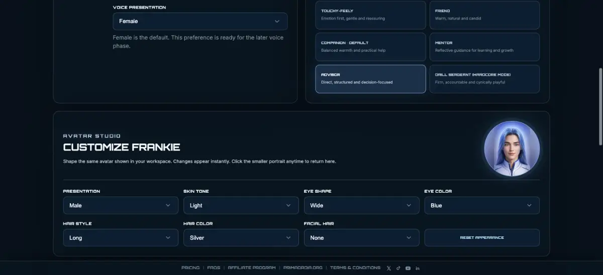 Prima Ordia AI screenshot 2
