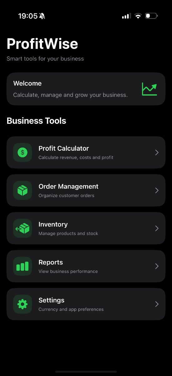 ProfitWise screenshot 3