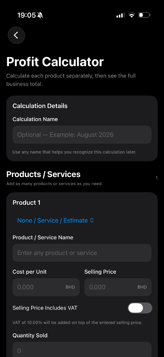 ProfitWise screenshot 2