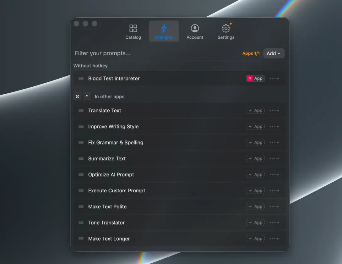 Promptix screenshot 1