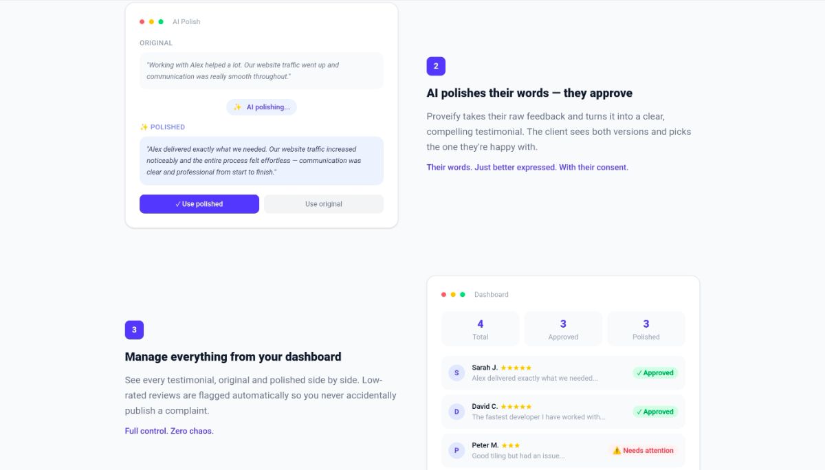Proveify screenshot 1