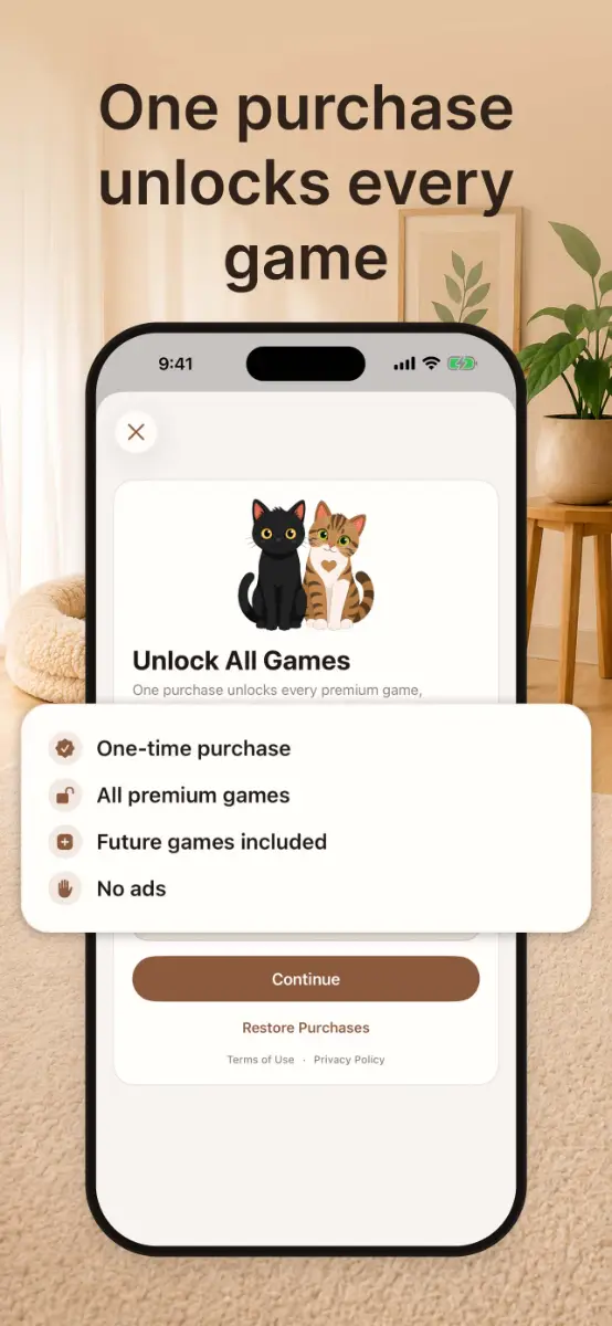 PurrPlay - Games for Cats screenshot 1