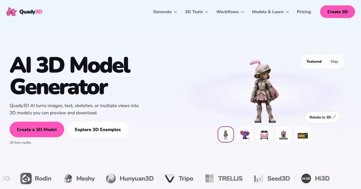 Quady3D AI screenshot 1