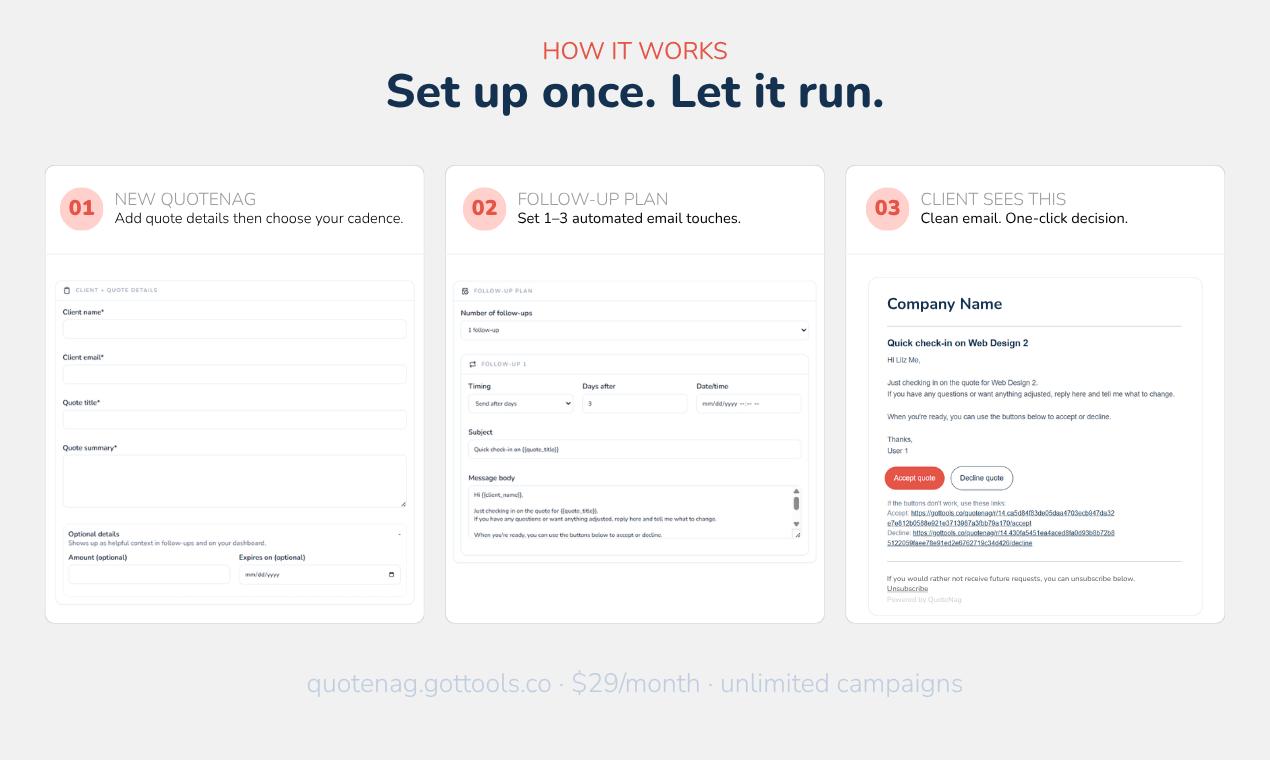 QuoteNag screenshot 3