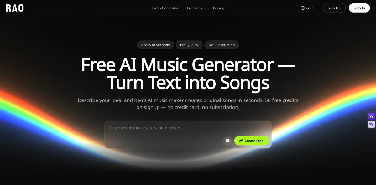 Raomusic screenshot 1