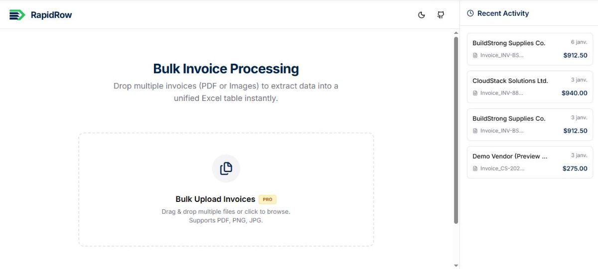 RapidRow screenshot 3