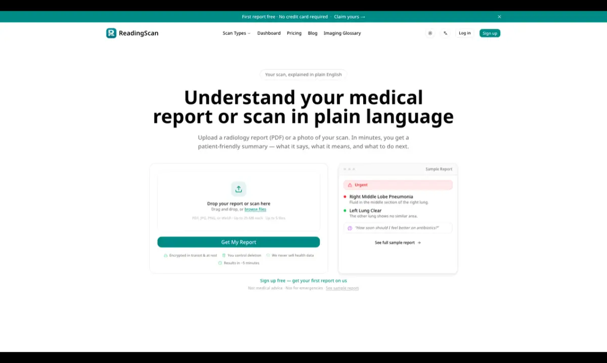 ReadingScan screenshot 1