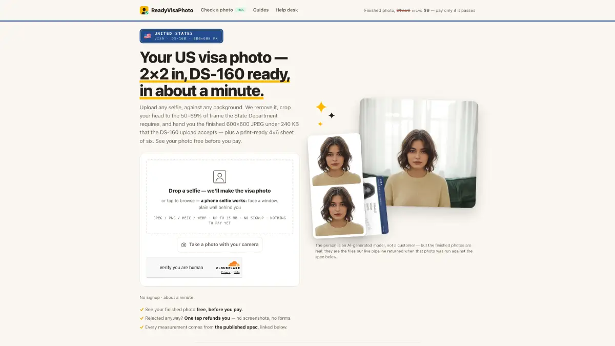 ReadyVisaPhoto screenshot 2