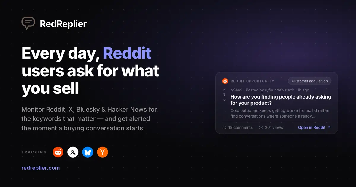 RedReplier screenshot 1