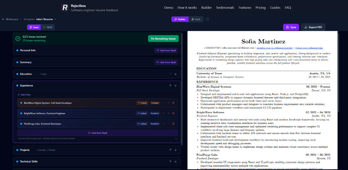 Rejectless screenshot 1