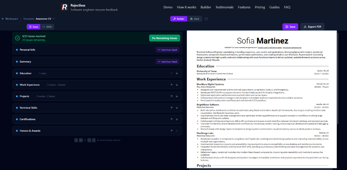 Rejectless screenshot 2