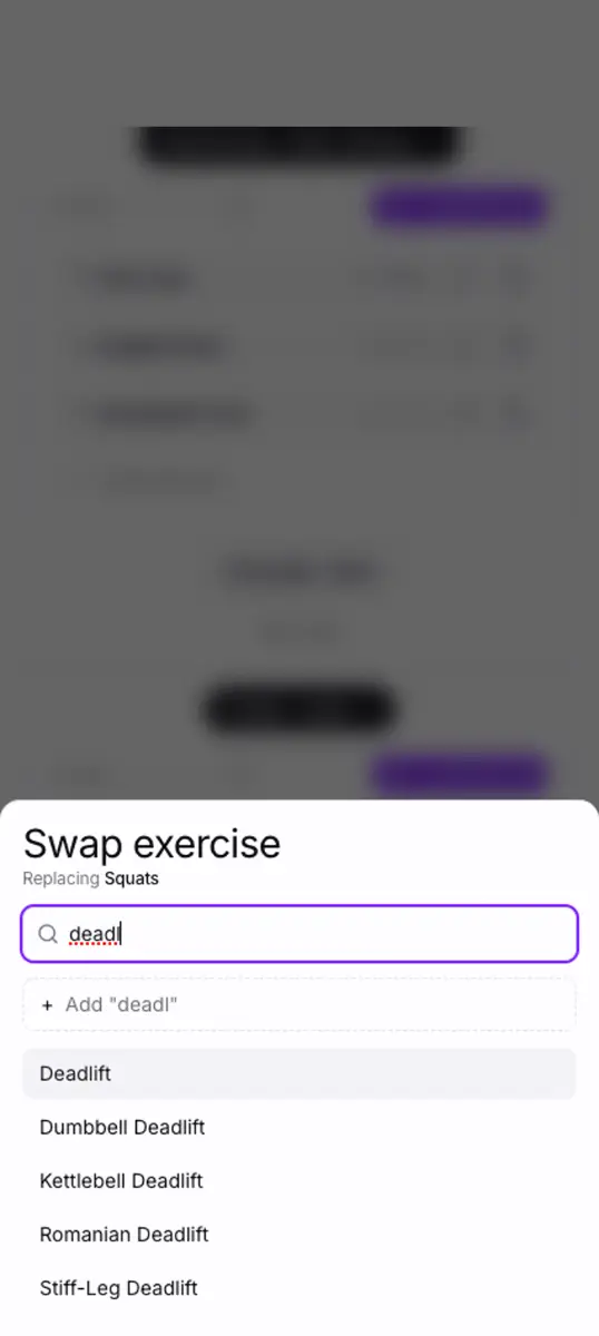 RepSheet screenshot 2