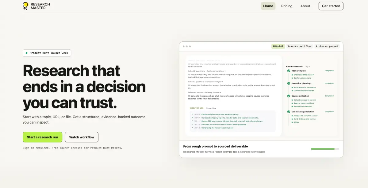 Research Master AI screenshot 1