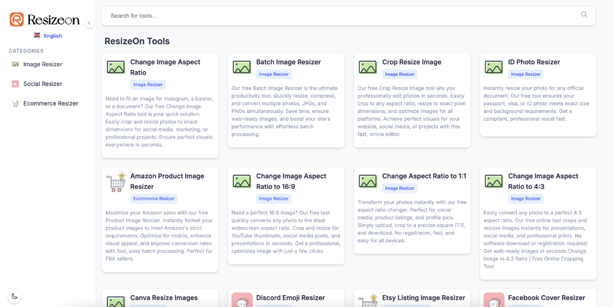ResizeOn screenshot 1