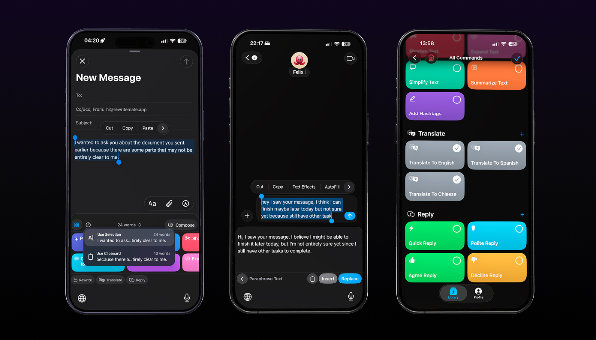 RewriteMate - AI Keyboard screenshot 1