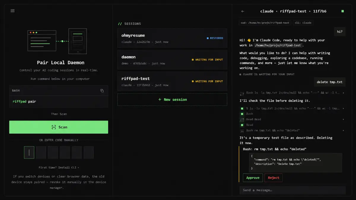 riffpad screenshot 1