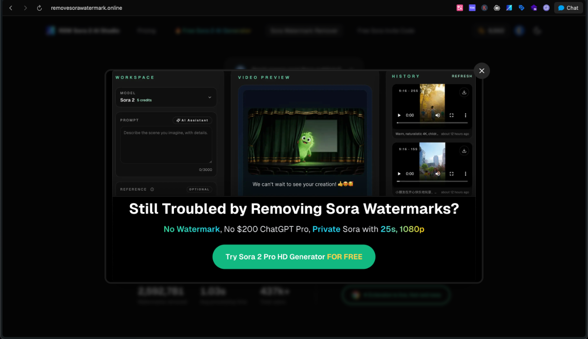 RSW Sora 2 AI Studio image number 01