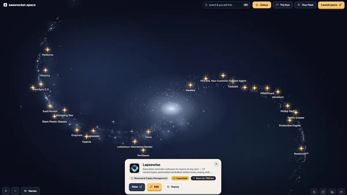 saasrocketspace screenshot 2