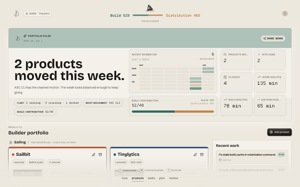 Sailbit screenshot 1