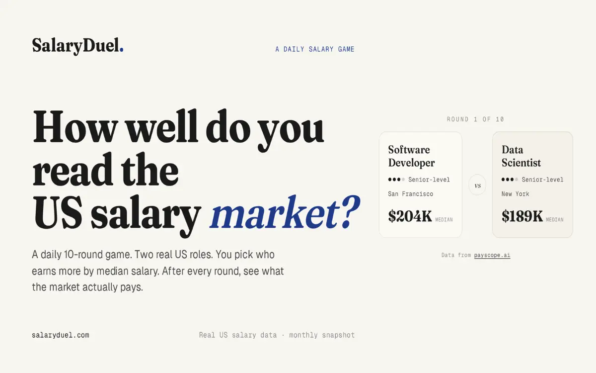 SalaryDuel screenshot 2