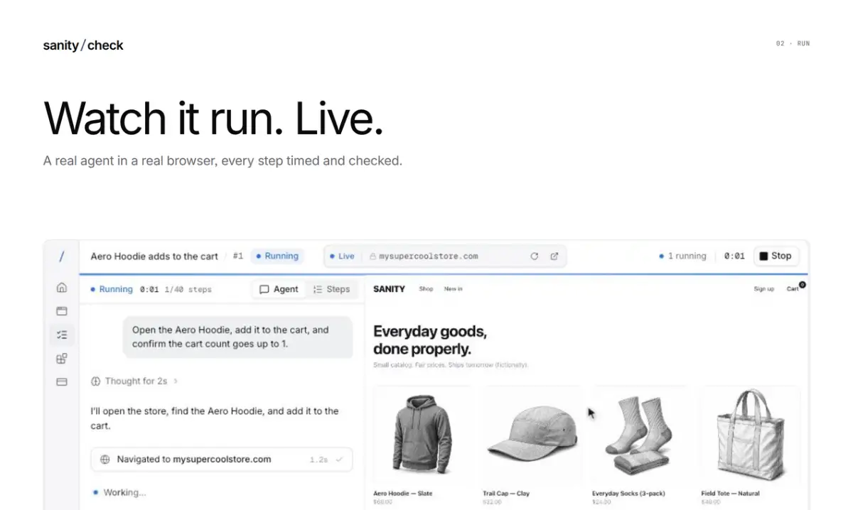 SanityCheck screenshot 3