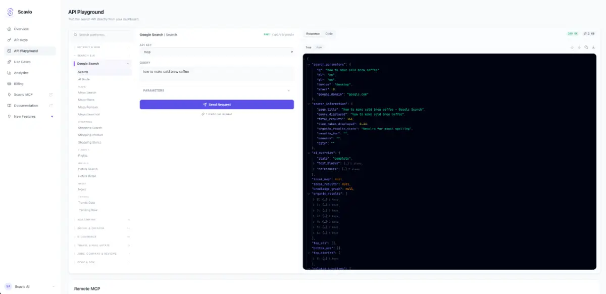 Scavio AI screenshot 3