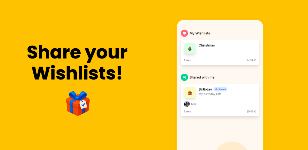 SchenkMal - Wishlist app! product image
