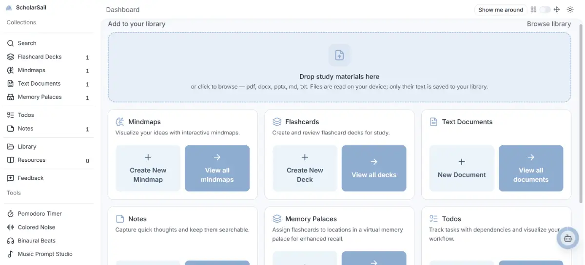 ScholarSail screenshot 2