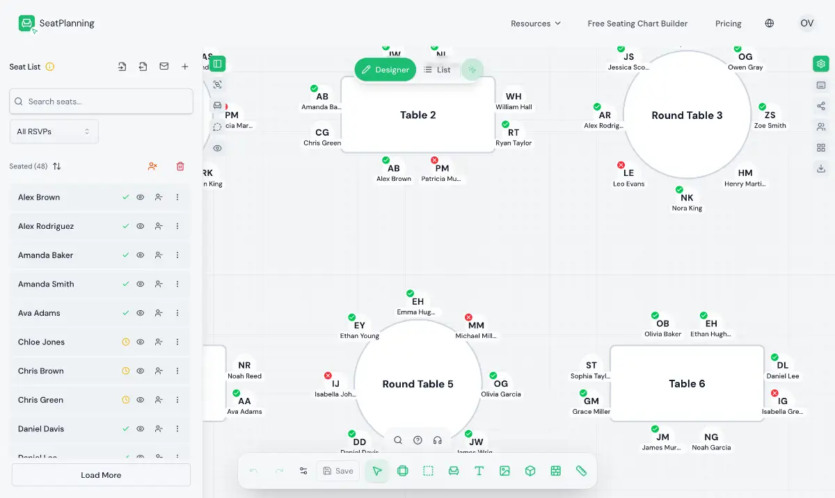 SeatPlanning screenshot 1