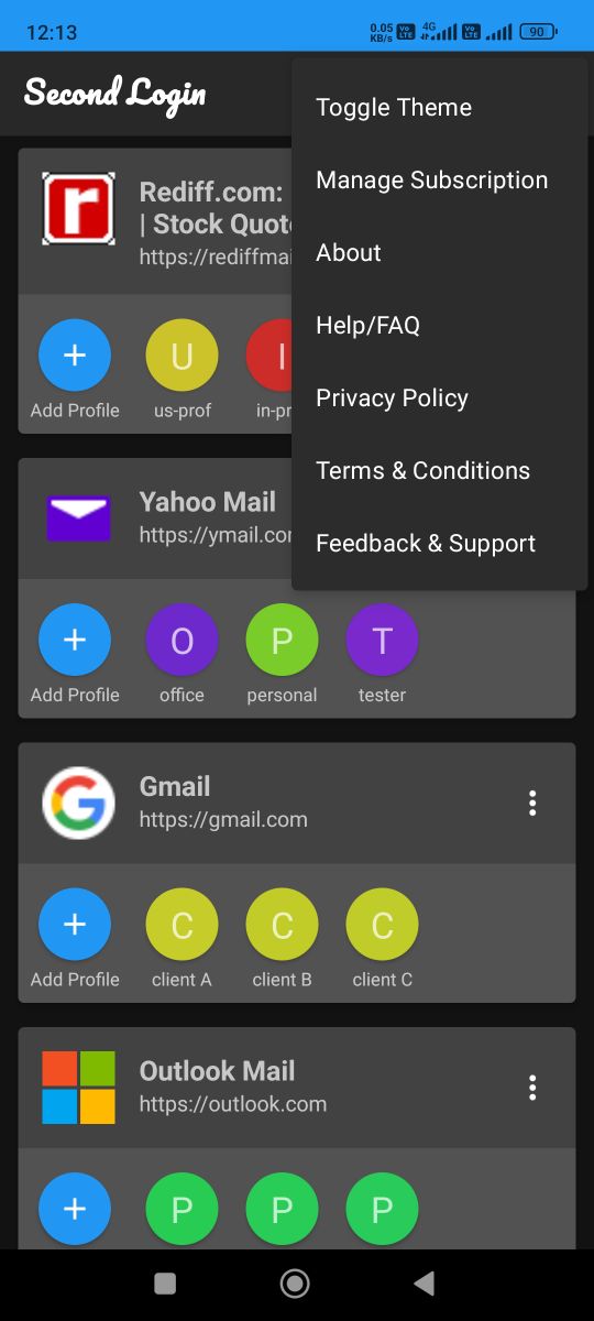 Second Login image number 01