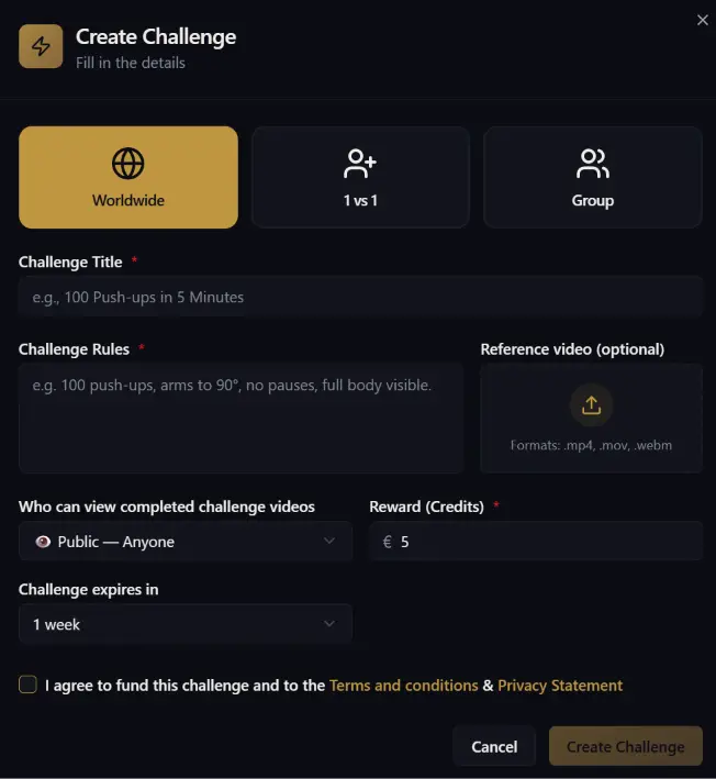 SendChallenges screenshot 1