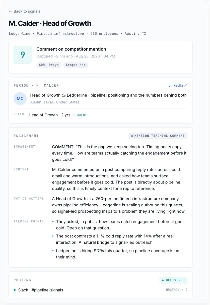 SignalRaven screenshot 1