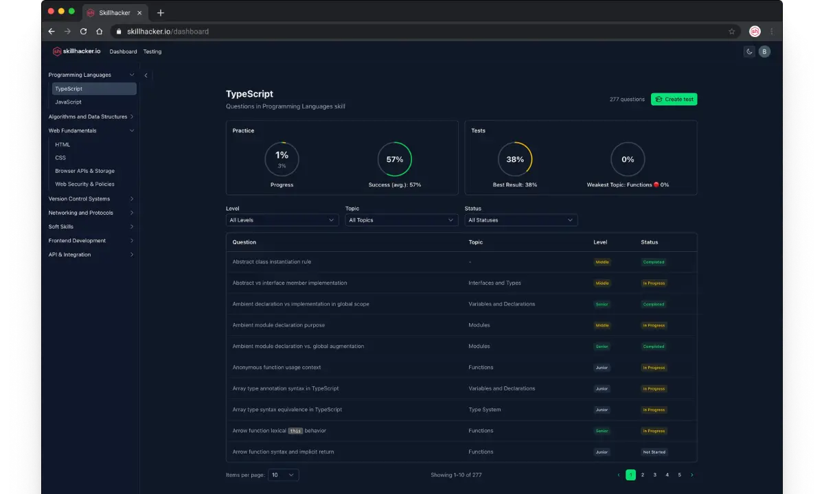 SkillHacker screenshot 2
